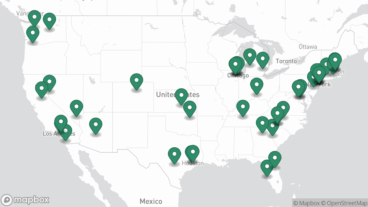 Bank of America office locations