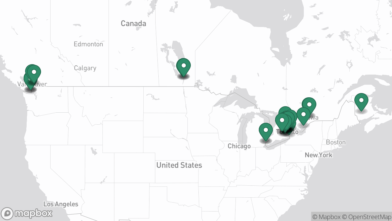 Bank of Montreal office locations