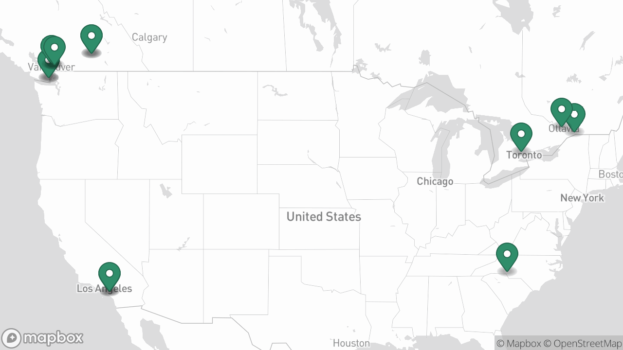Ledcor Group of Companies office locations
