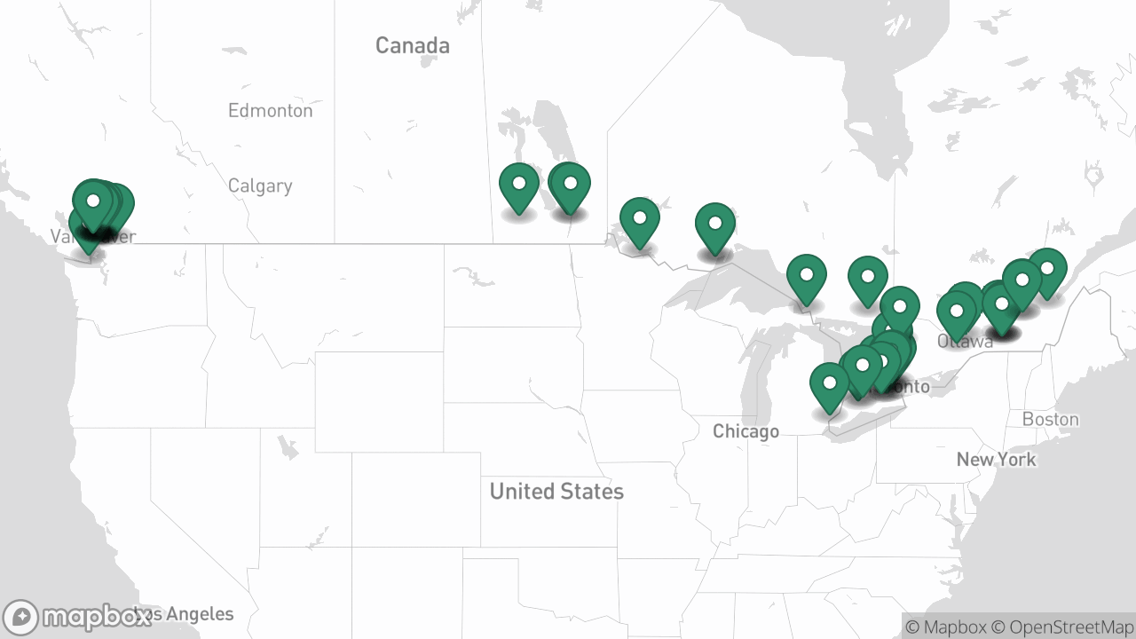Royal Bank of Canada office locations
