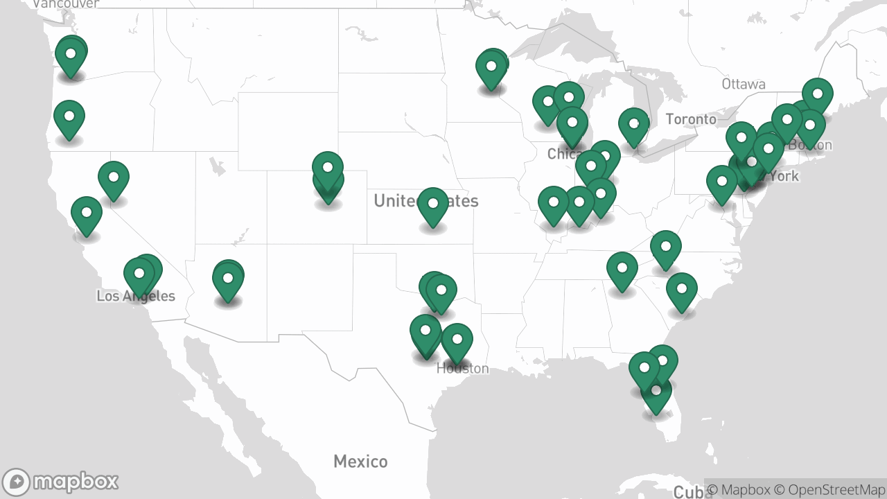 Target office locations
