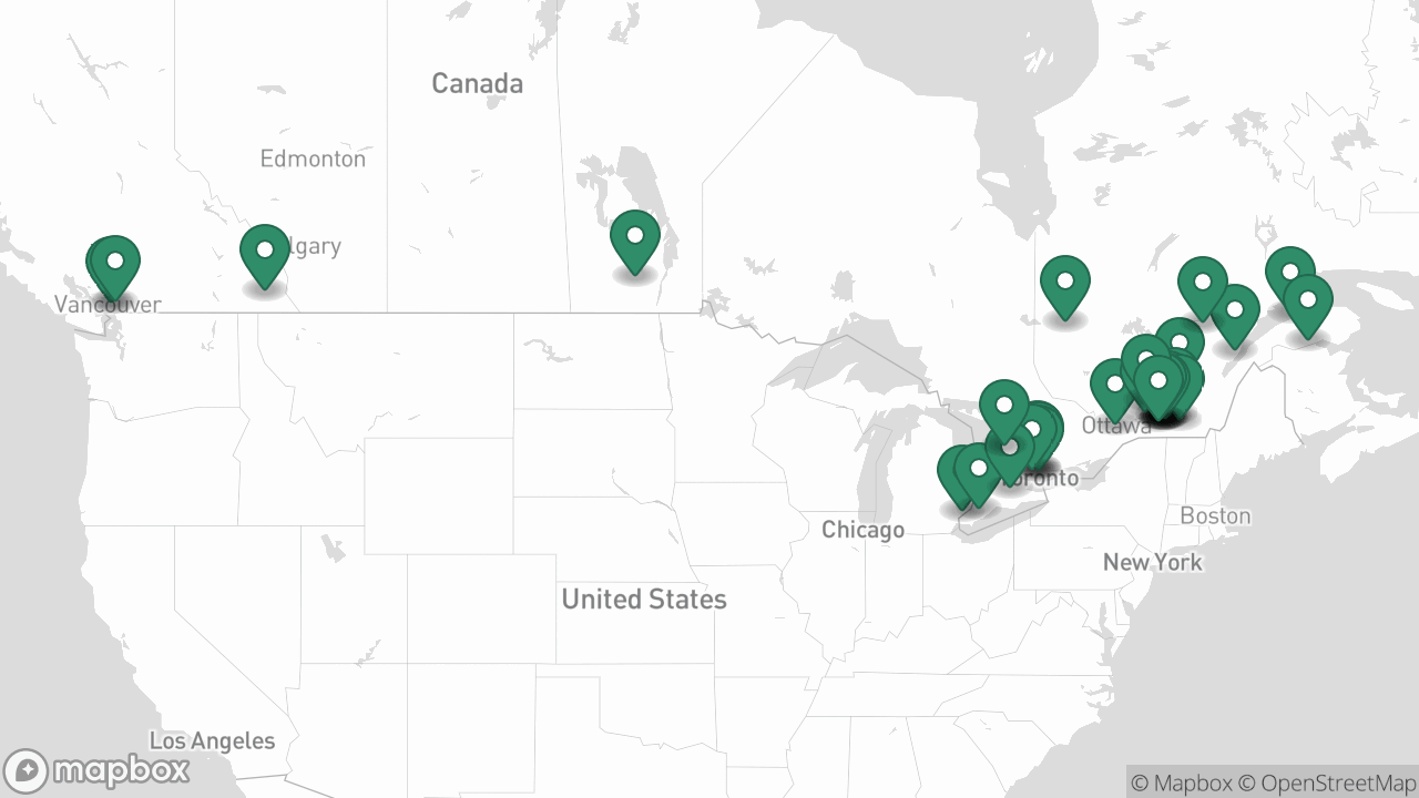 Toyota Canada Inc. office locations